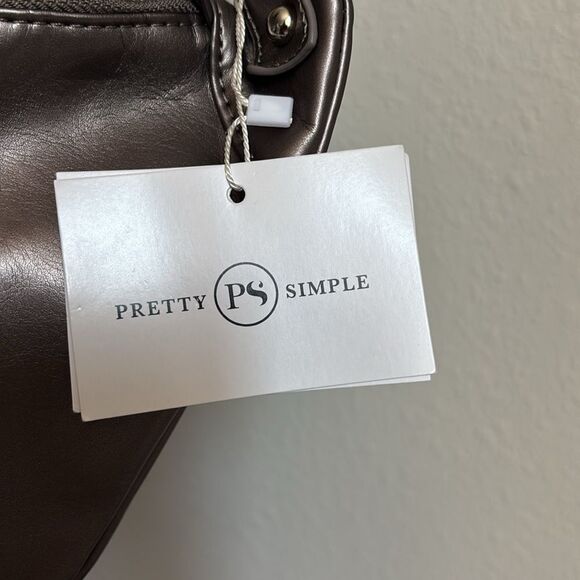 Pretty Simple Marley Metallic Oversized Bum Bag/Metallic Grey - Picture 12 of 12